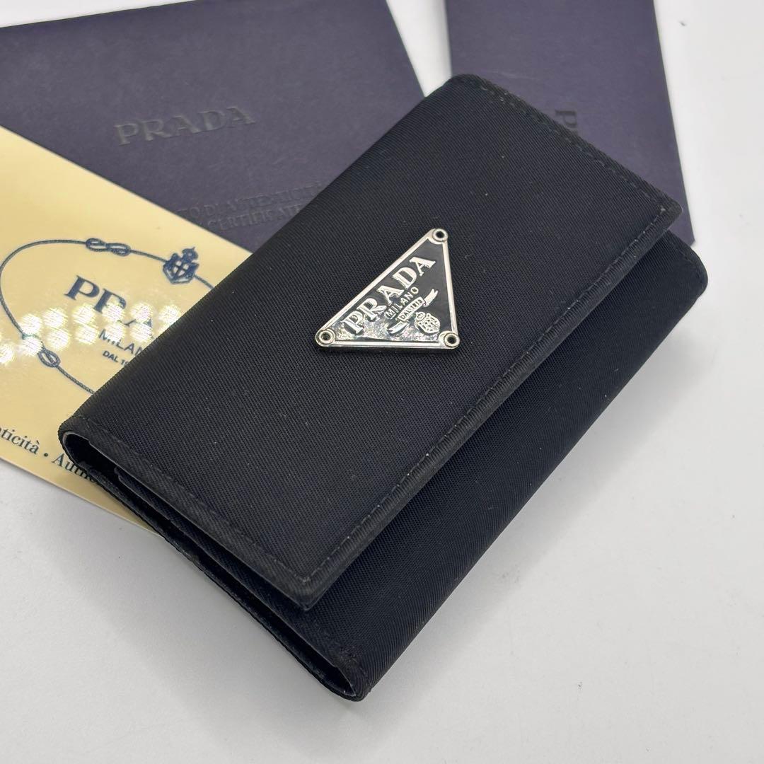 M222】PRADA☆TESSUTO 6連キーケース 未使用