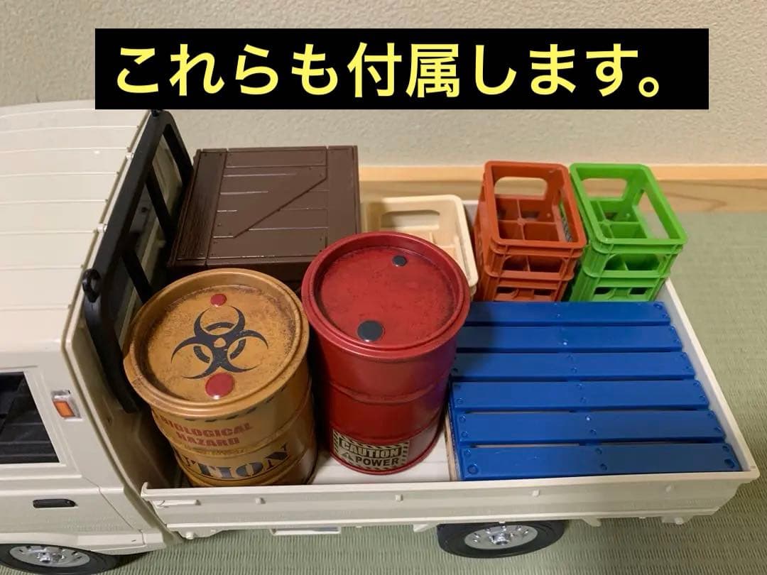 軽トラック　スズキ　キャリィ風　WPL ドリフト　2WD D12 1/10 丸目