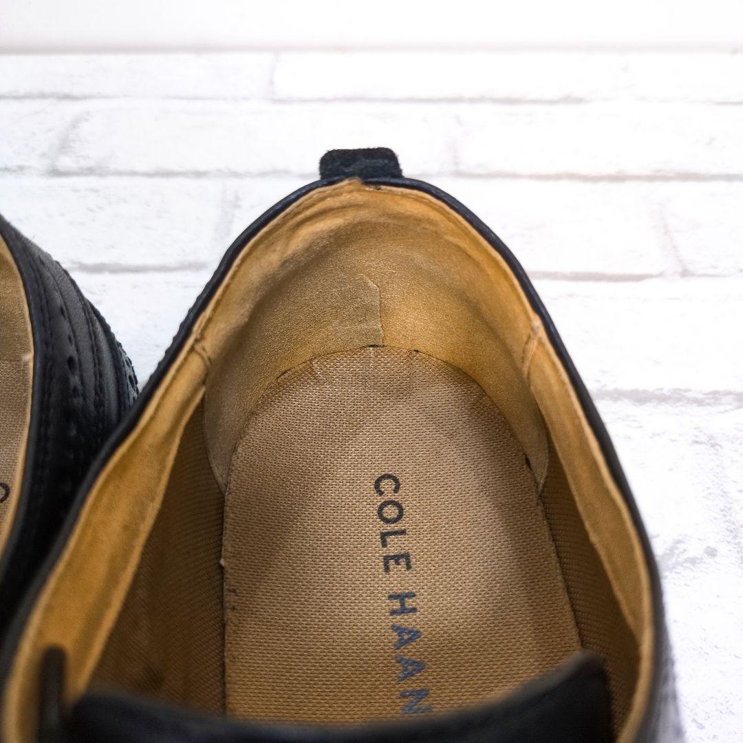 極美品　COLEHAAN　コールハーン　GRAND.OS　ウイングチップ　外羽根