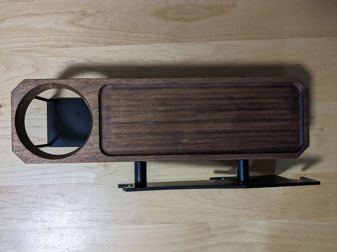 INAVANCE ONES TABLE ウォールナット（黒アルマイト）