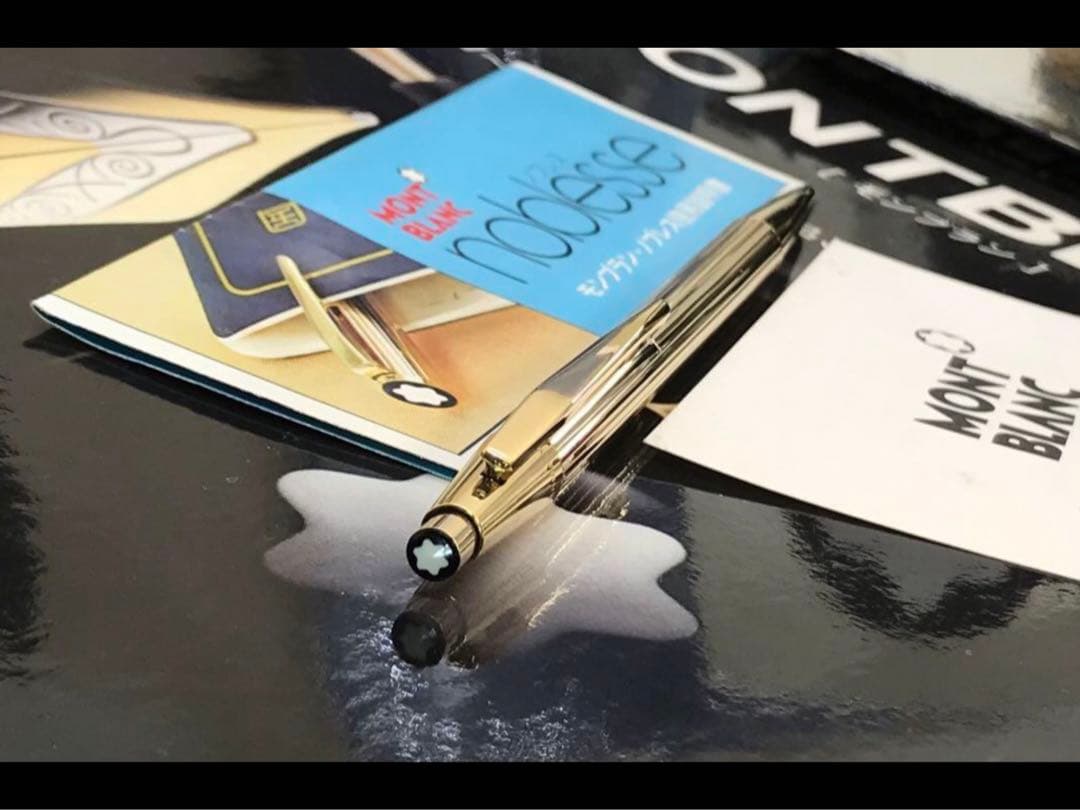 ⭐️金運を呼ぶ総金張り⭐️モンブラン⭐️ノブレスNo1947⭐️世界中で