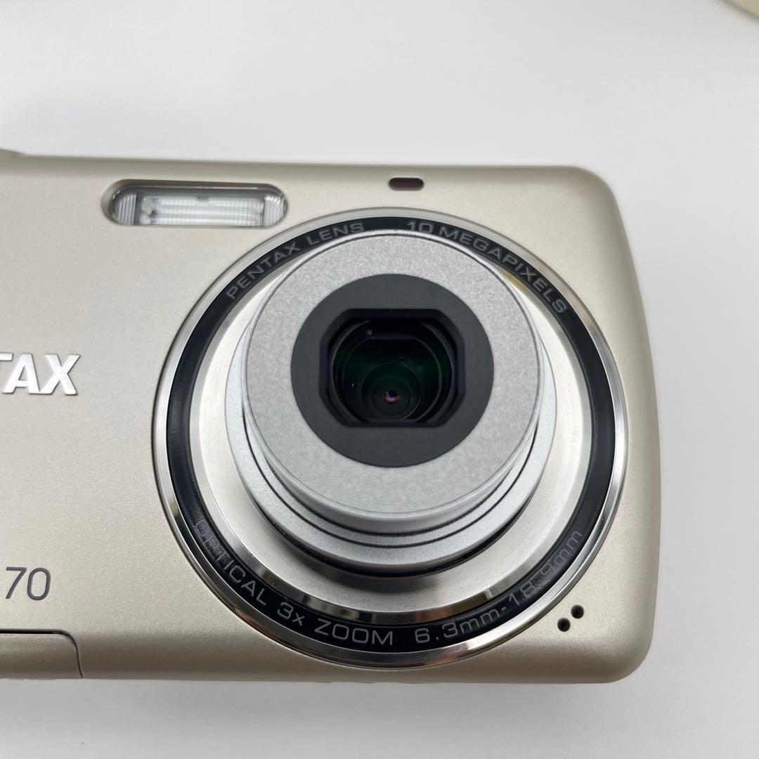 スマホ転送OK✨PENTAX Optio E70✨動作確認済 単三電池 可愛い♪