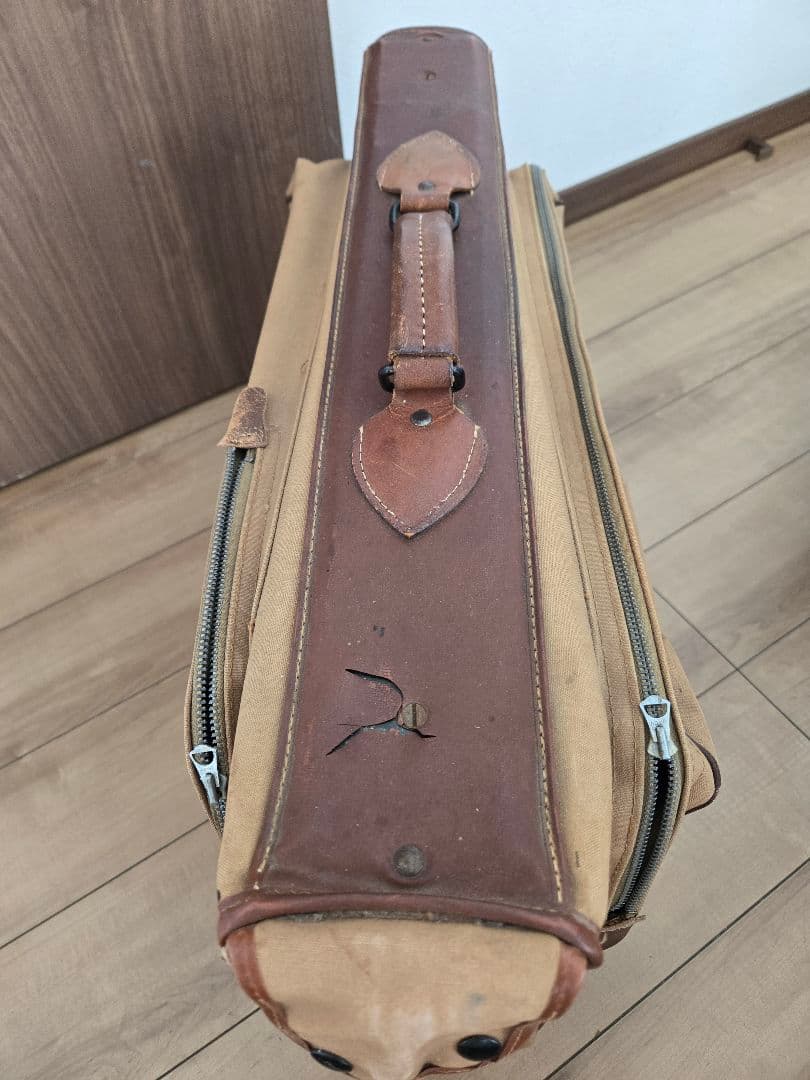 第二次大戦頃 実物 珍品 米陸軍バッグ ピンナップガールペイント 第二次