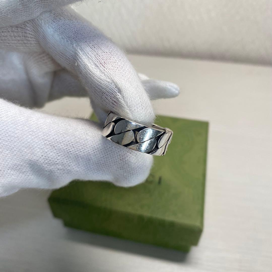 【正規品⭕️】新品 グッチ リング インターロッキングG 16号 指輪 大人気✨