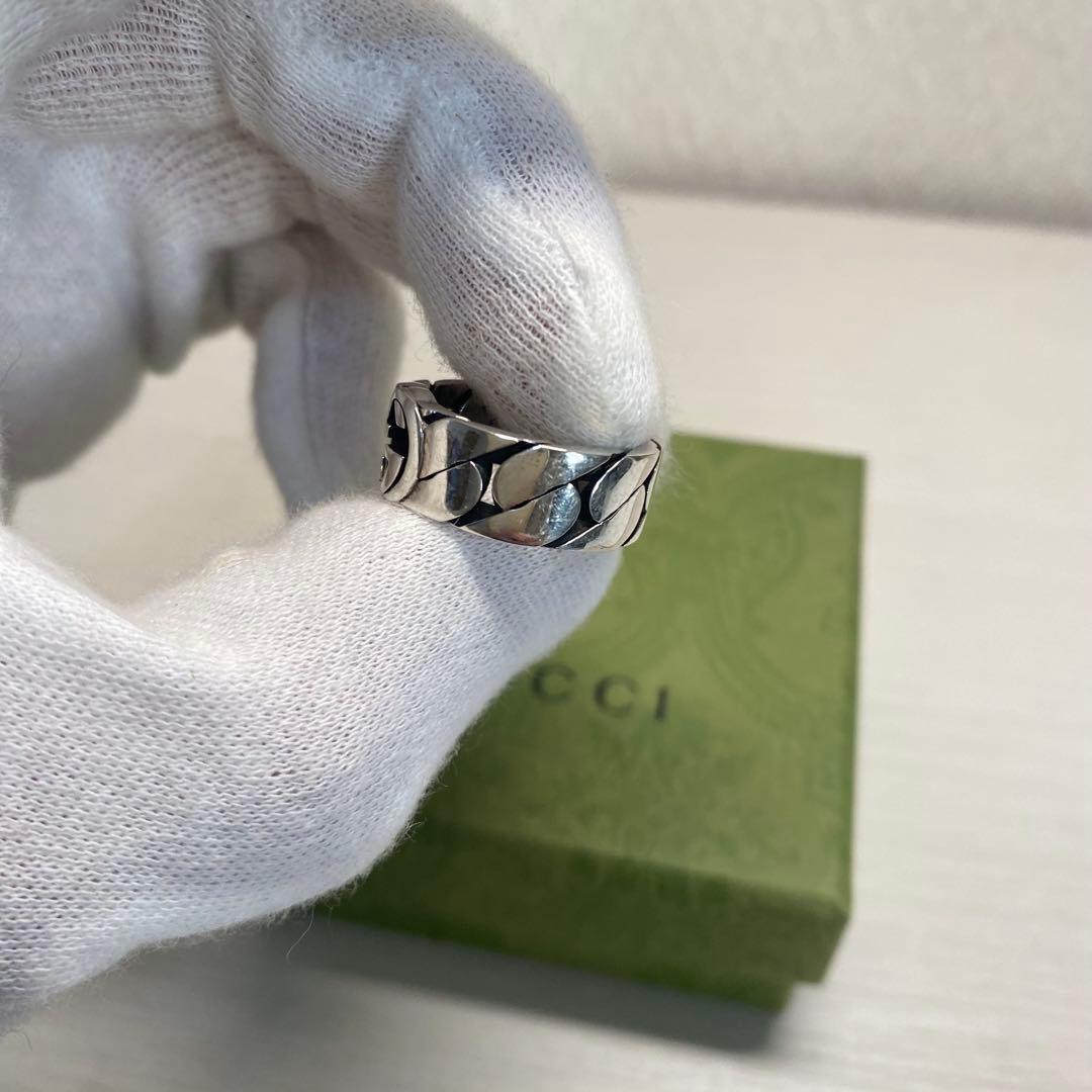 【正規品⭕️】新品 グッチ リング インターロッキングG 16号 指輪 大人気✨