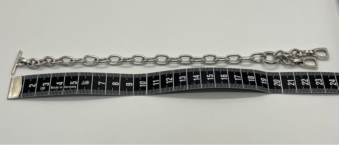 グッチ GUCCI オーバルリンクチェーンブレスレット ホースビット メキシコ製