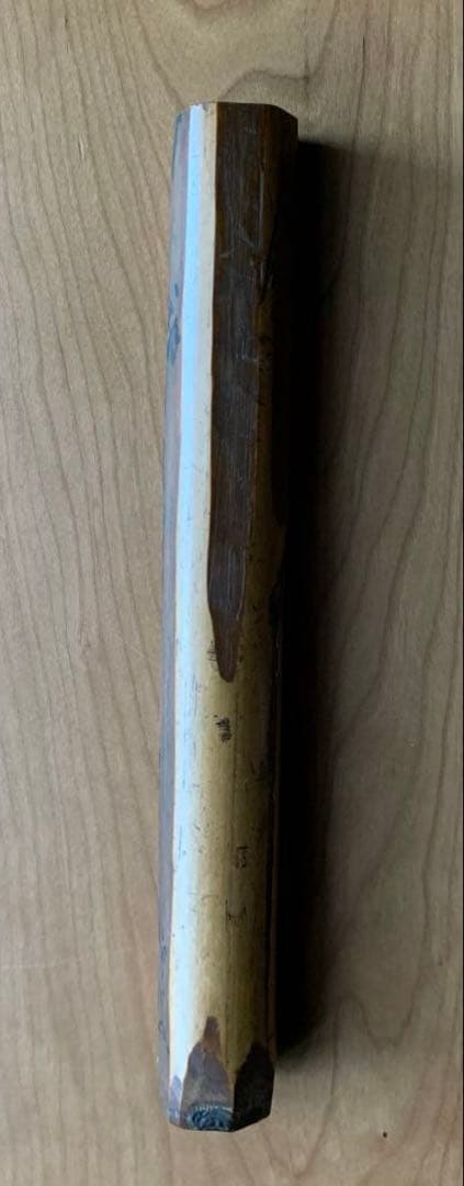 希少 江戸千家 川上不白 花押入 茶杓入れ 残欠 年代物 時代物