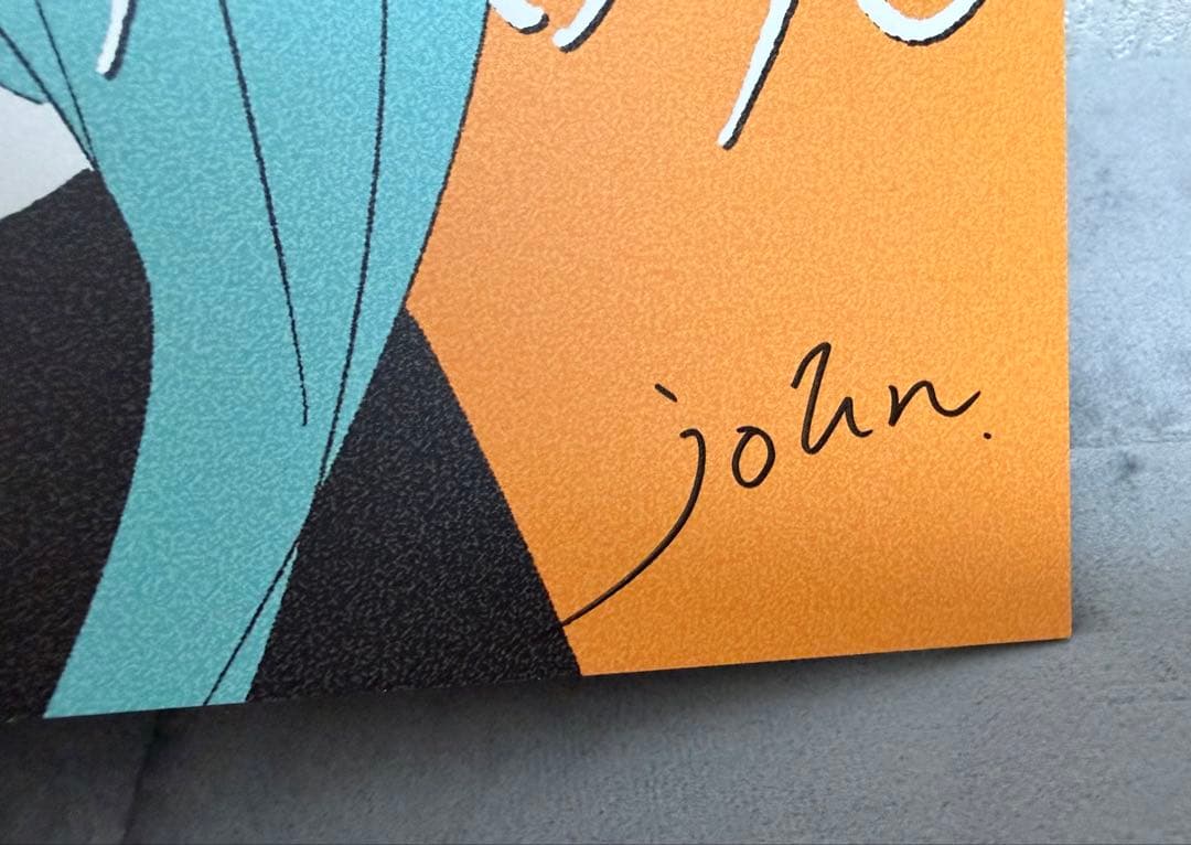 TOOBOE john史展 サイン入りボード アンバランス