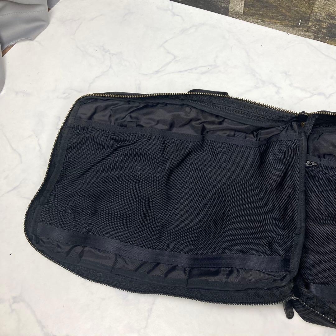 ポーター ヒート 3way ビジネスバック キャンバス 黒 A4可