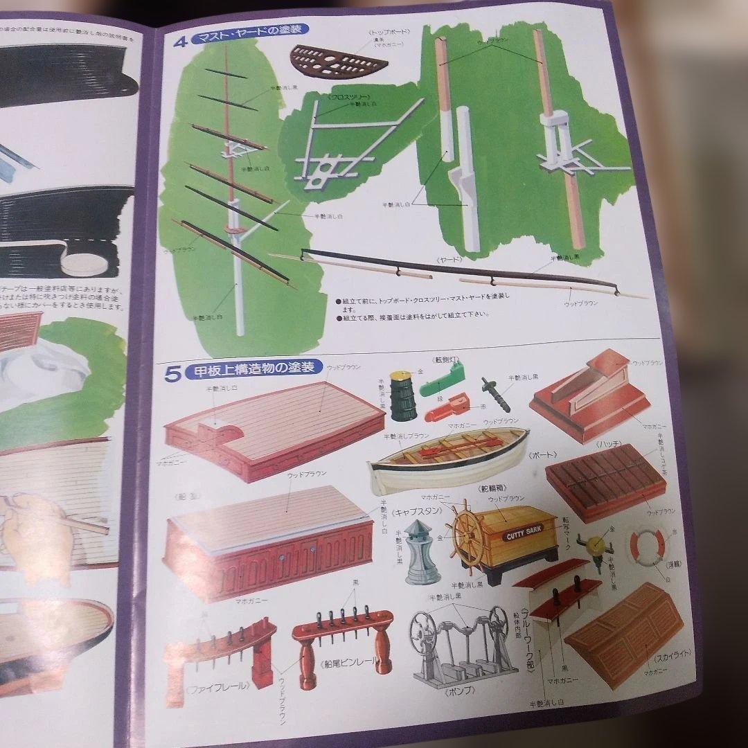 IMAI 1/80 帆船カティーサーク 木製模型キット ほぼ未使用新品 希少