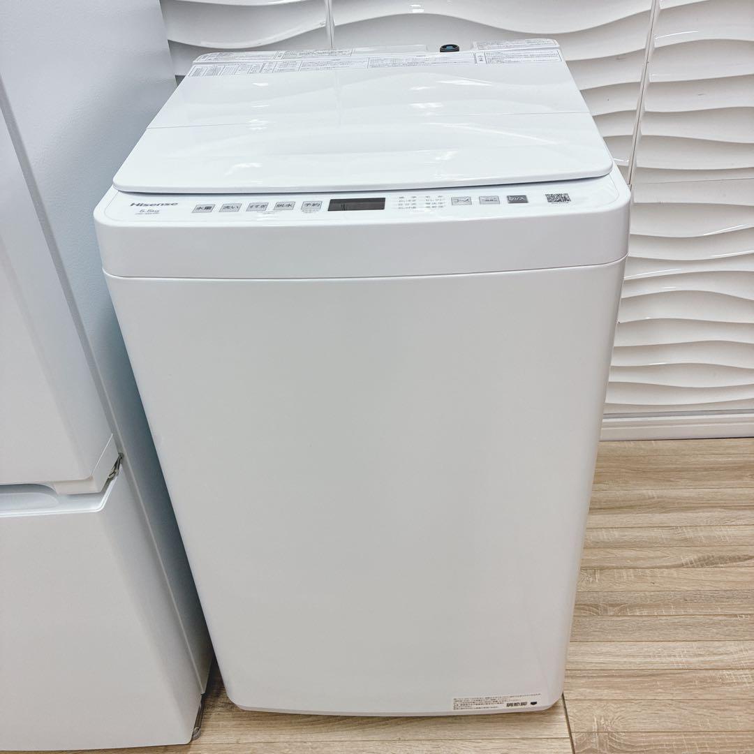 ◇大阪府神戸市配達無料！5ヶ月保証◇2024年製！ヤマダ冷蔵庫◇ハイセンス洗濯機