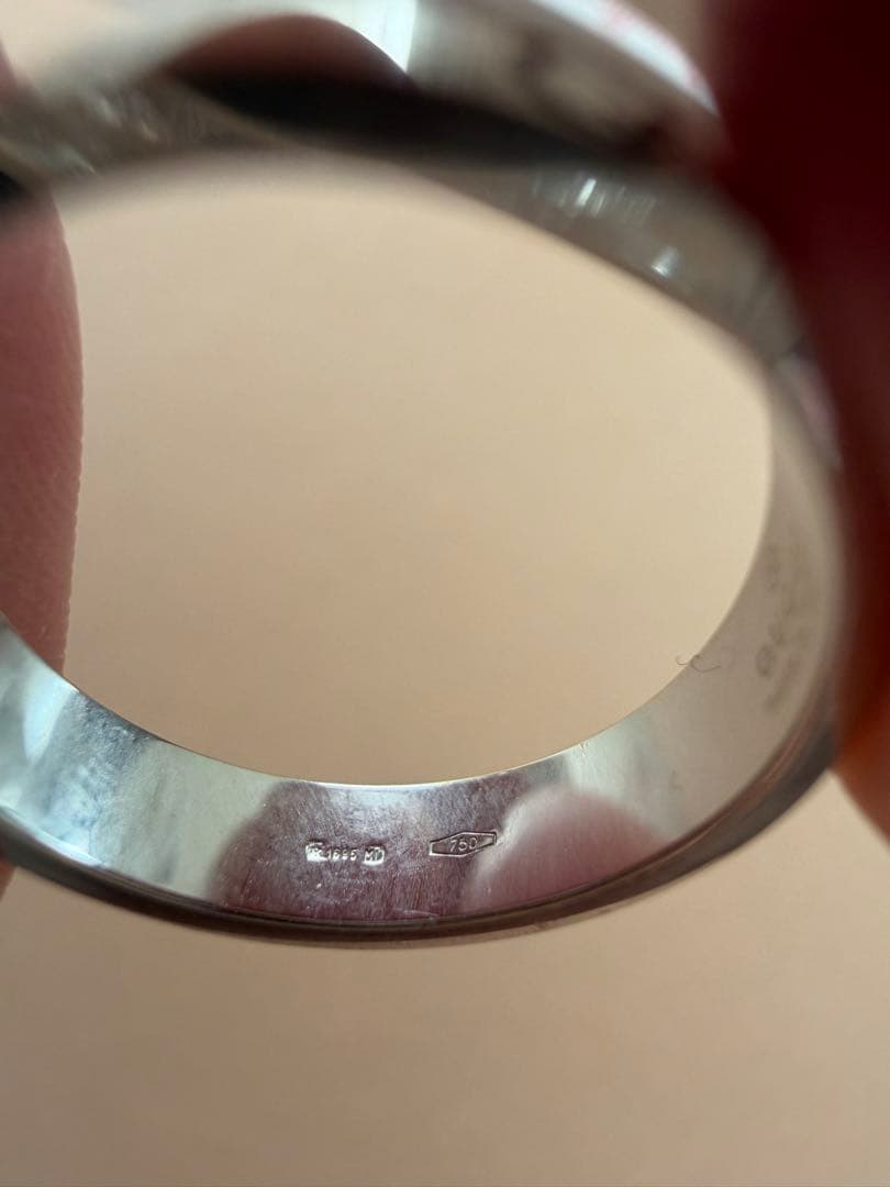 GUCCI ICONリング K18 ホワイトゴールド 10号