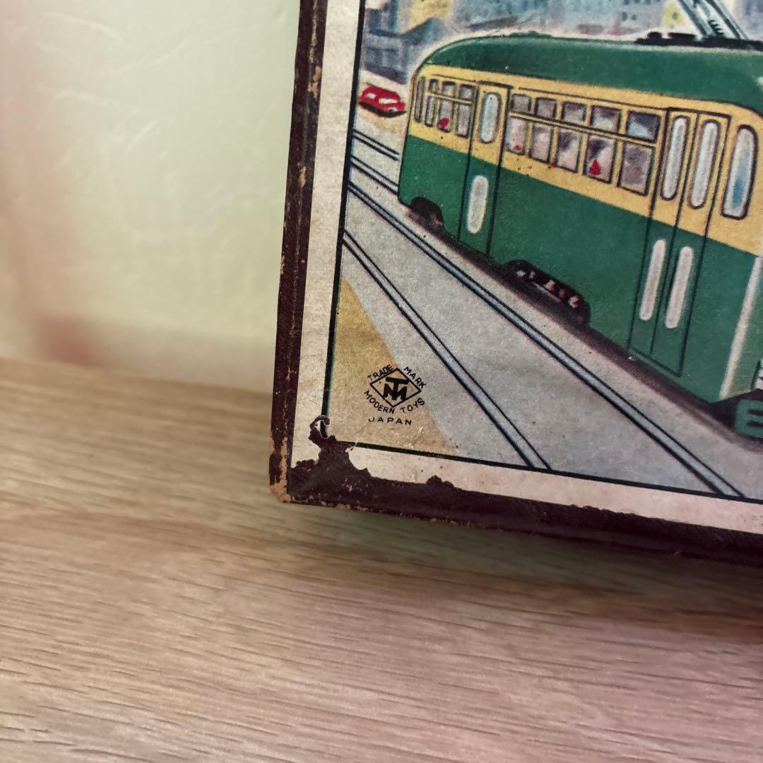 ブリキ ロータリー電車 蒸気機関車 2点 昭和レトロ アンティーク 日本製