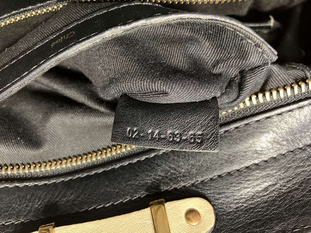 Chloe クロエ リトルアリス バイカラー2wayショルダーバッグ