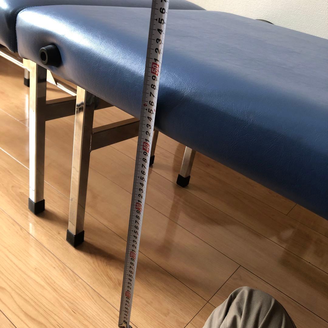 ふじおとさん専用 整体ベッド 青色 折りたたみ簡易ベッド 2004年製