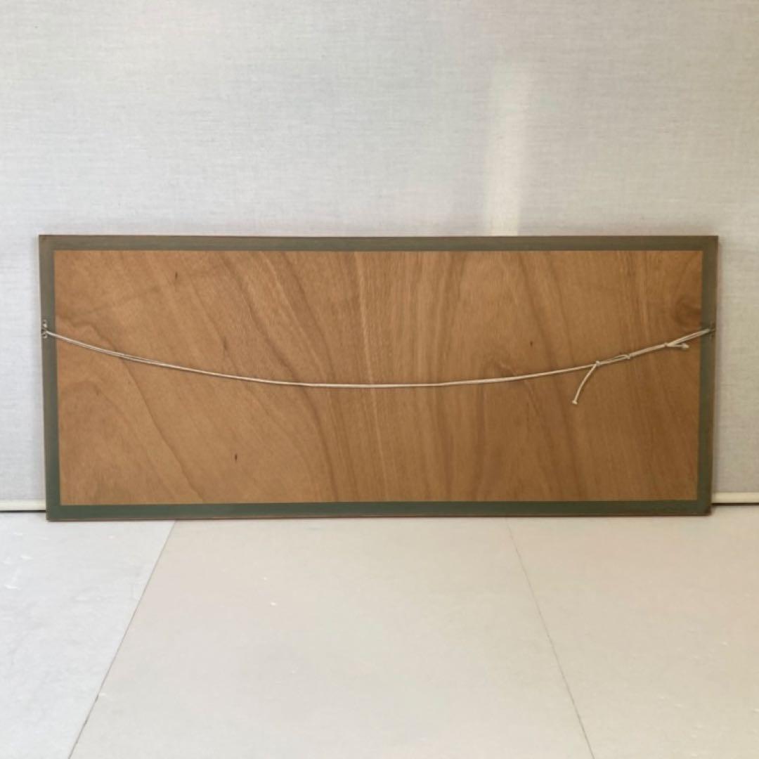 中村憲之 さくらんぼ シルクスクリーン 大型 横長 青色 ポップ モダン