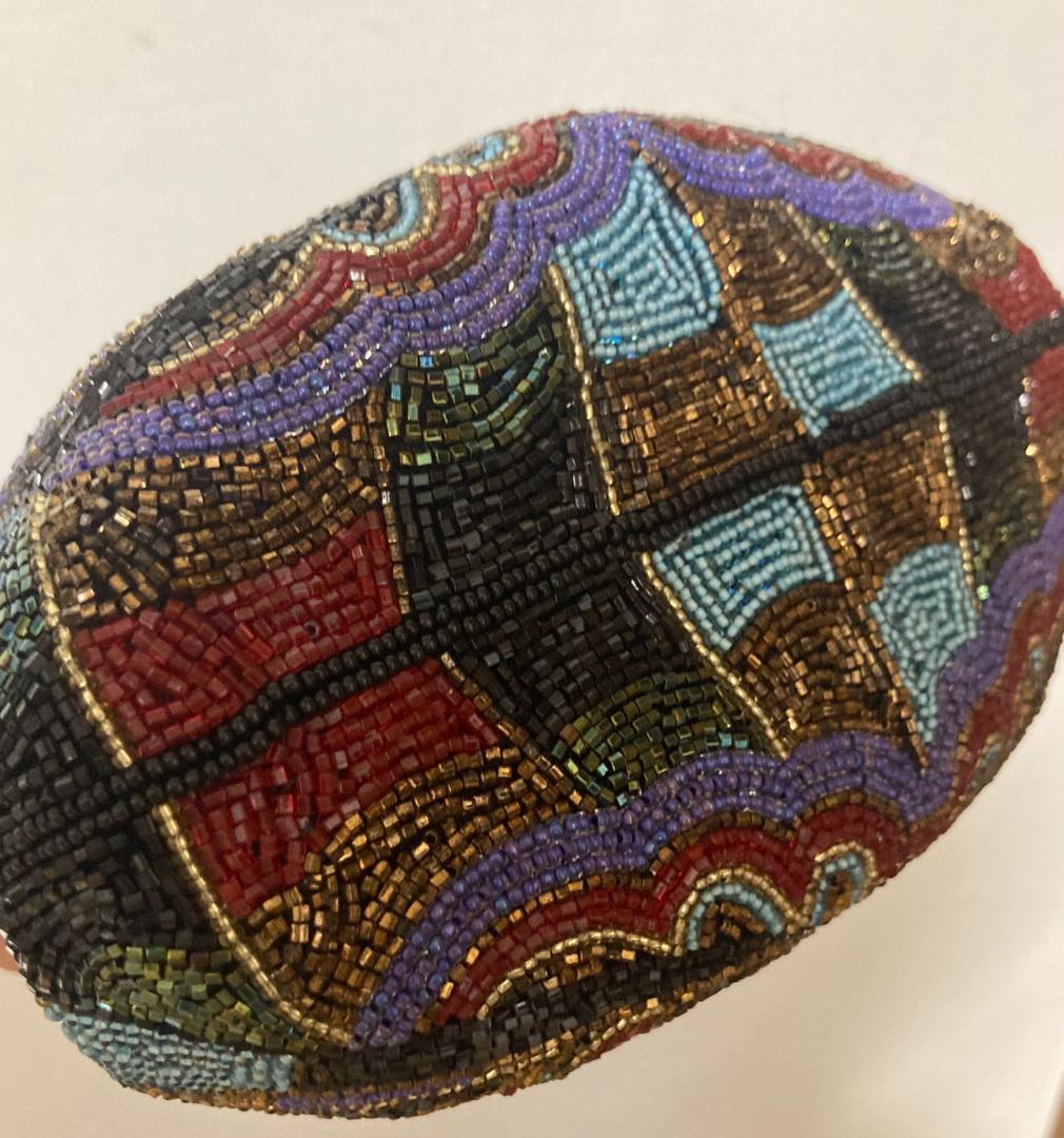 未使用　LUMY ルミーはしもと　ビーズ刺繍　ビーズバッグ　パーティーバッグ