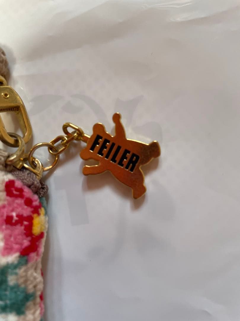 【美品、入手困難】FEILER フェイラー　ハイジチェック　サイドポーチ