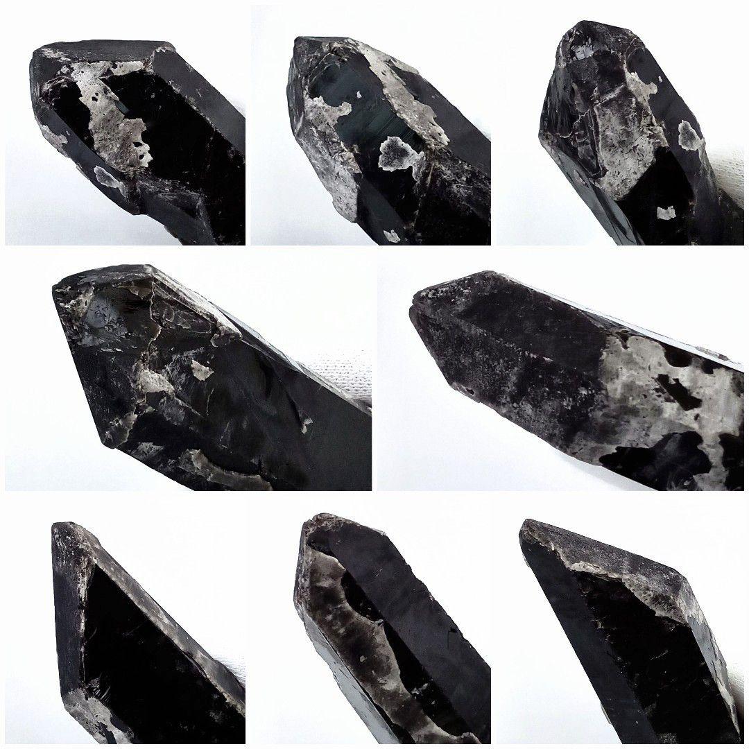 天然石｜原石 鉱物標本｜鑑別書付 中国山東省産天然色モリオン マスター