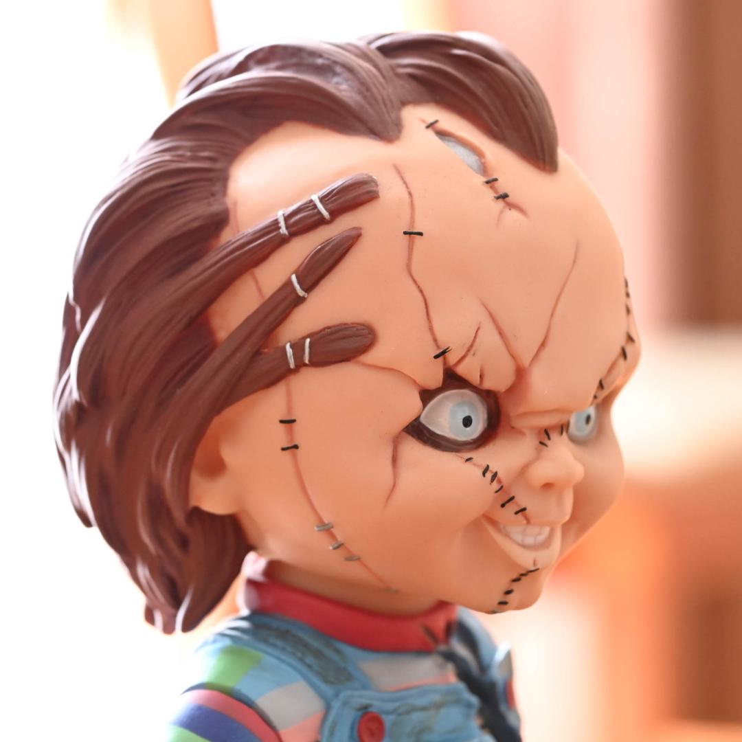希少 チャイルドプレイ チャッキー ボブルヘッドバンク 首振りフィギュア