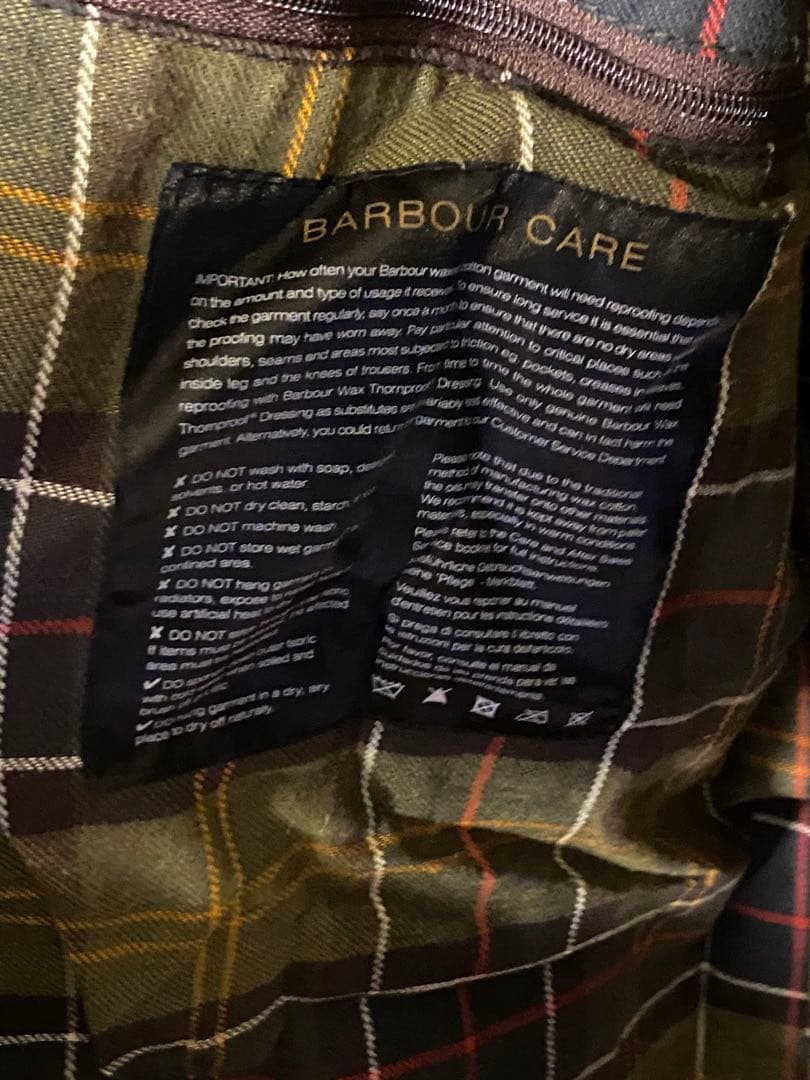 Barbour Classic Durham ジャケット 36