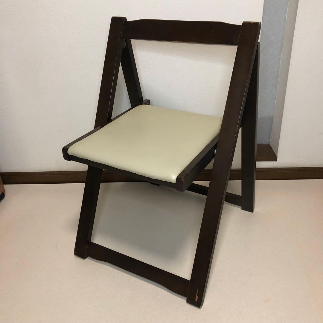 北欧レトロ 木製バタフライテーブル ダイニングテーブル 折りたたみ椅子