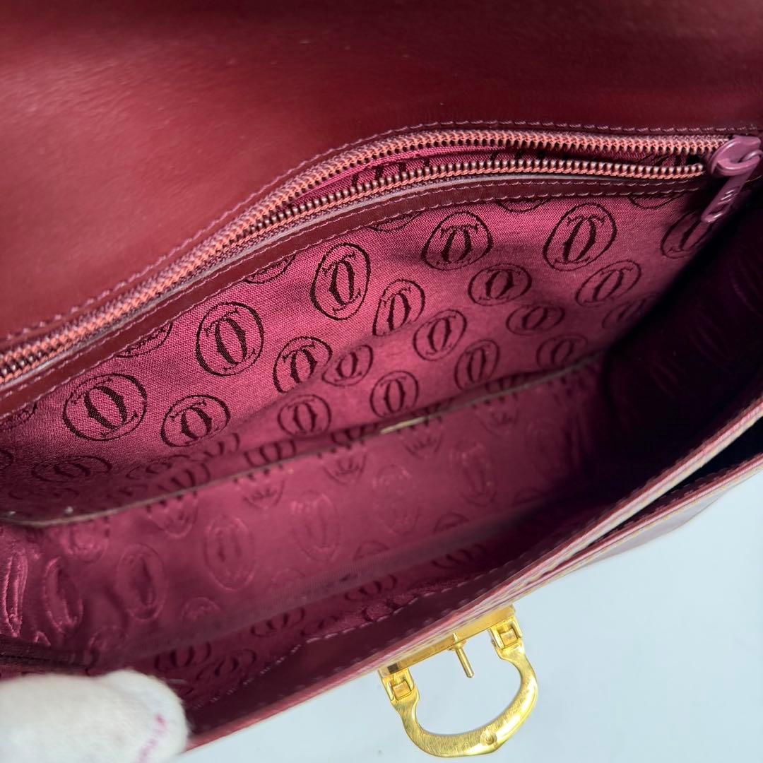 【良品✨️】Cartier カルティエ ショルダーバッグ マストライン フラップ
