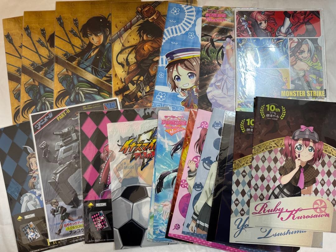 アニメ、ゲーム系 クリアファイル 300枚以上まとめ売り ラブライブ