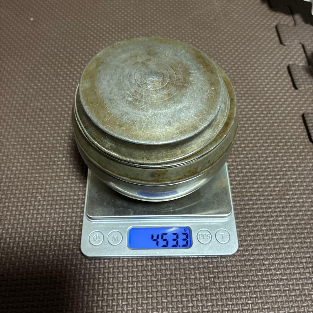 古錫 在銘 建水 茶こぼし 茶入 重453.5g煎茶道具 茶道具