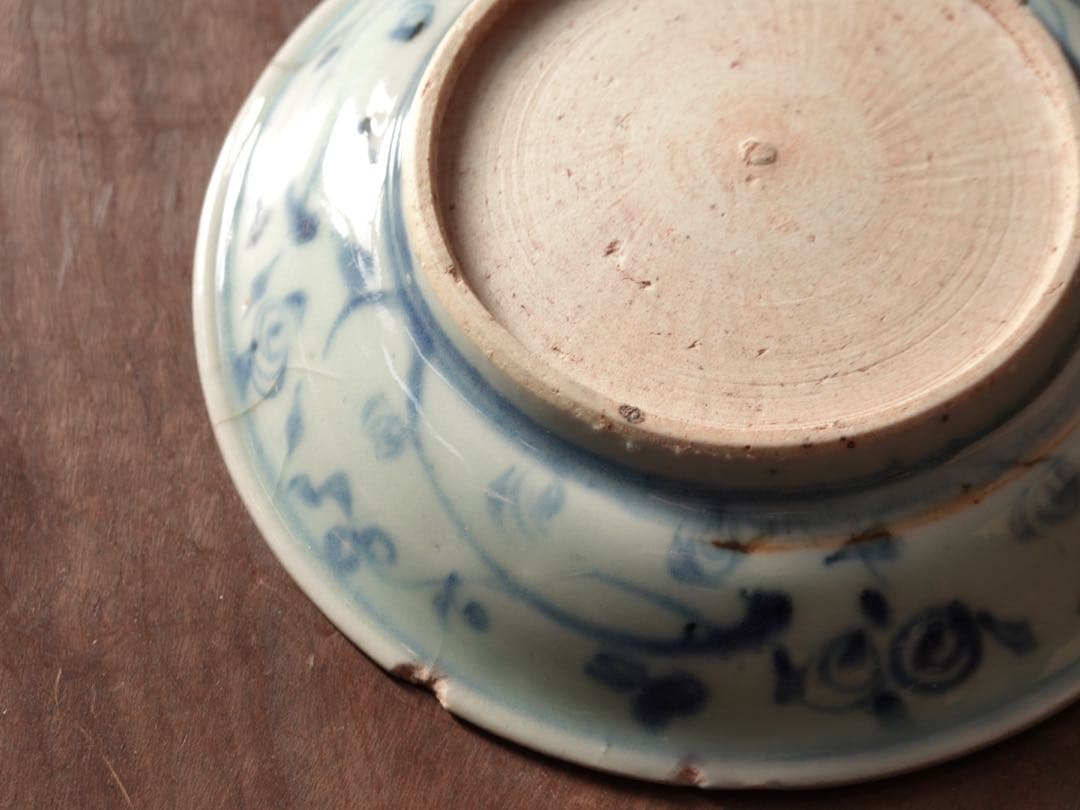 唐物 元時代 染付 神獣文 皿 筆洗 元染付 中国 古玩 鑑賞 景徳鎮窯 古