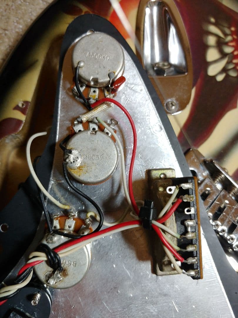 IMP Imperial エレキギター ピエロデザイン ストラトキャスタータイプ