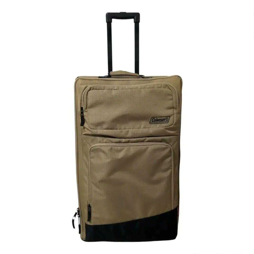 【美品】コールマン キャリーケース 85L オールインワンホイール キャンプ コールマン】オールインワンホイールのレビュー！徒歩キャンプで85Lは