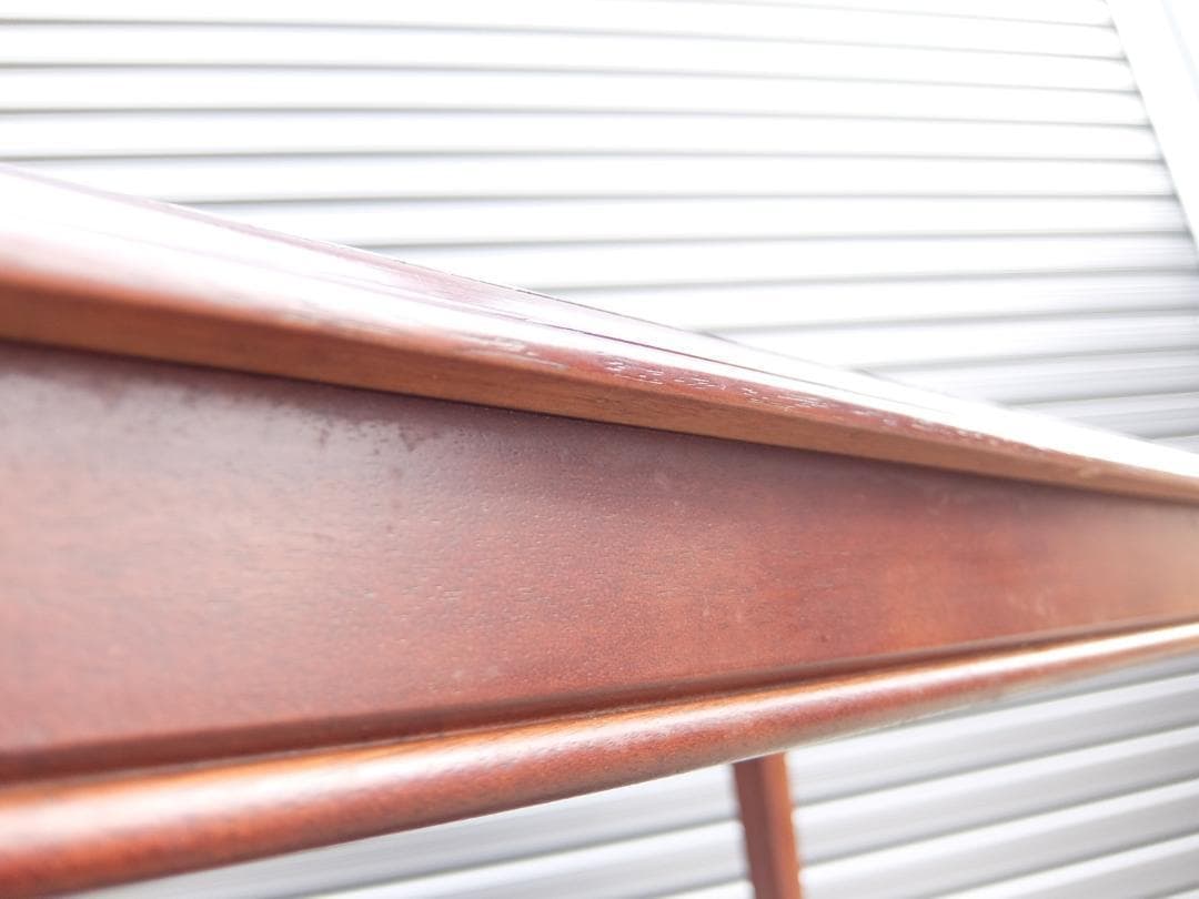 390 マルニ木工 サイドテーブル 天然木 アンティーク 猫脚