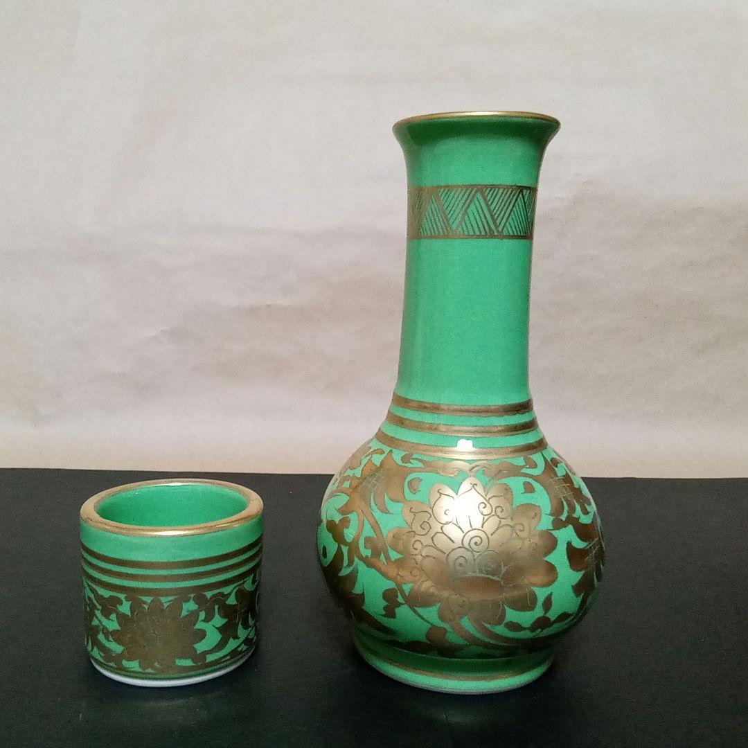 皆具 緑地金襴手 祥堂