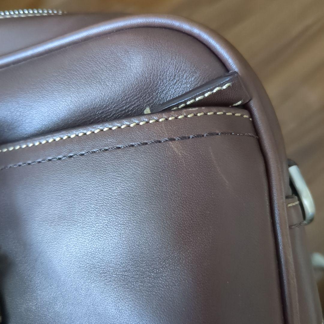 n*a様 コーチ ブラウンレザー ビジネスバッグ