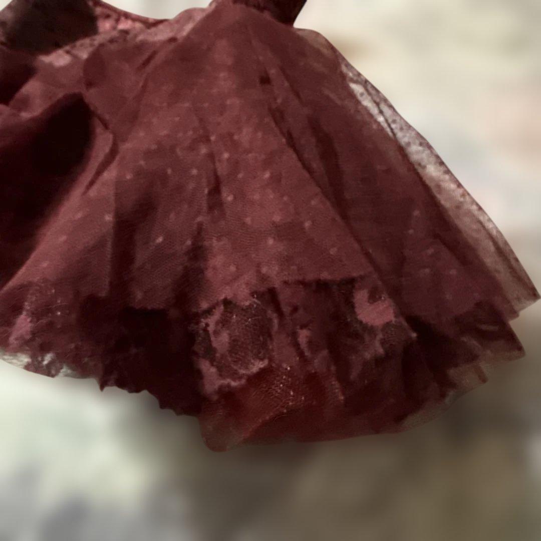 リズリサ　スカパン チュール＆レース＆フリル　ティアード　未使用タグ付き