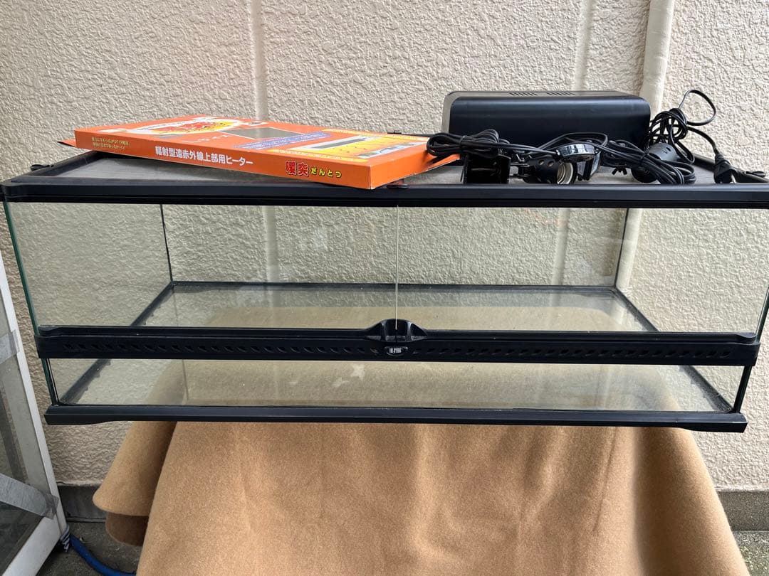 爬虫類ケージ GEX グラステラリウム 9030 ロータイプ エキゾテラ 暖突L