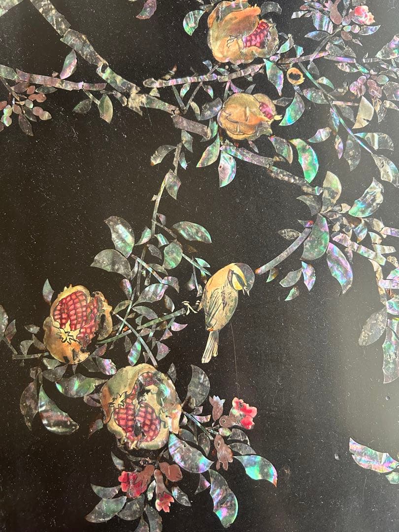 ①螺鈿細工 箪笥 アンティーク 難あり