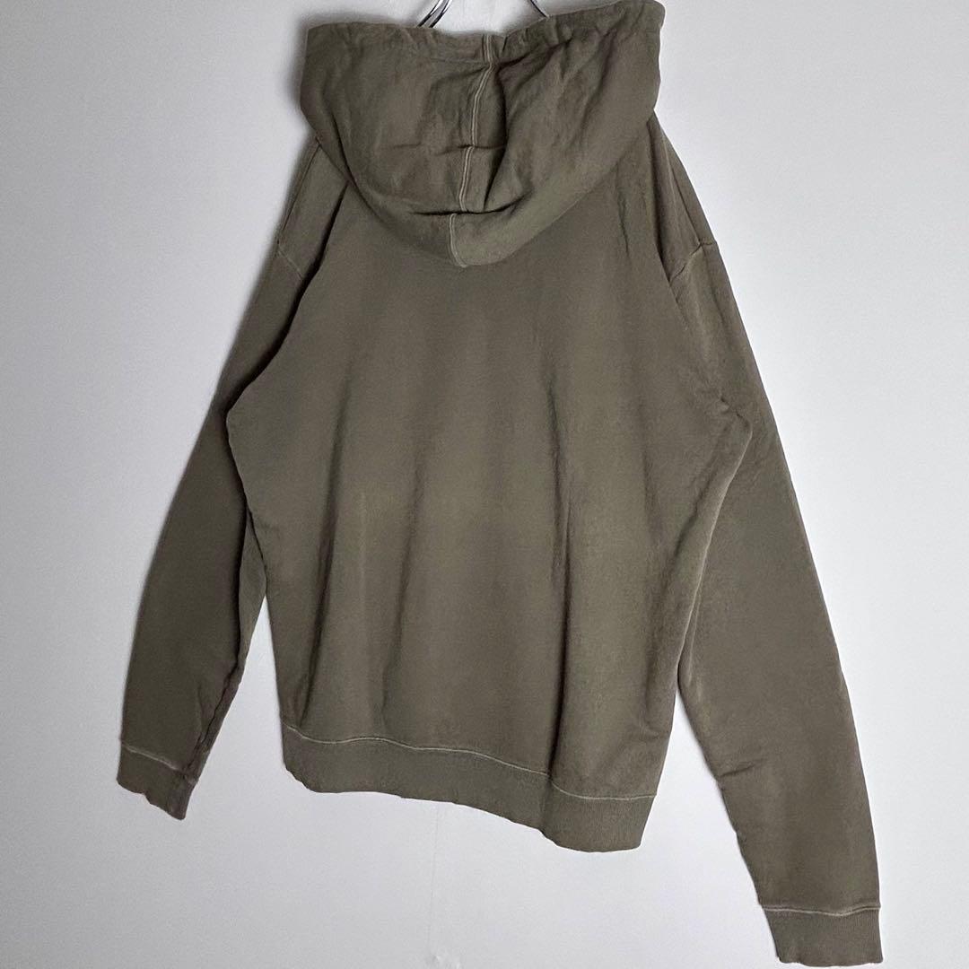 [希少デザイン]サンローランパリロゴプリントダメージ加工パーカーXXL