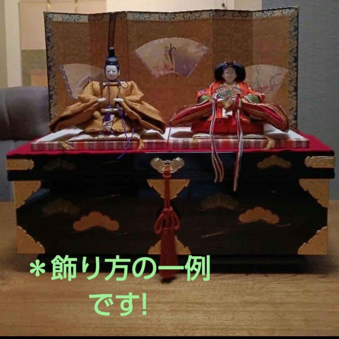 ＊「まこちゃん様」専用　天冠付き久月:親王飾り輪島塗:飾り収納箱　豪華3点セット