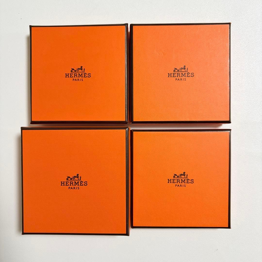 美品 エルメス 保存袋 空箱 4個セット ブレスレット アクセサリー入れ