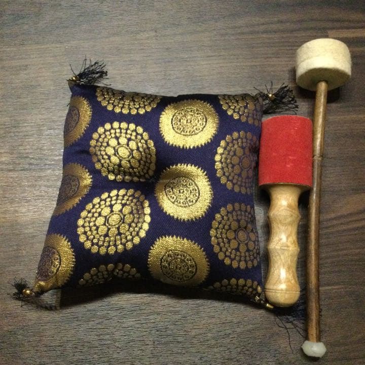 菩提樹 オールド シンギングボウル チベット産 no6 アンティーク33.5cm