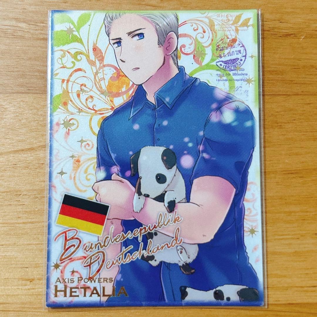 原作絵《ヘタリア》ドイツ トレーディングカード スペシャルカード