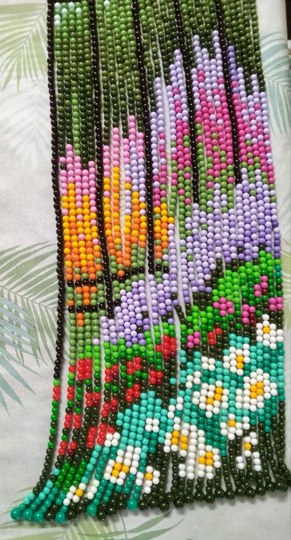 価格変更 スキルスクリーン 花と門 のれん 85cm×120cm【完成品】