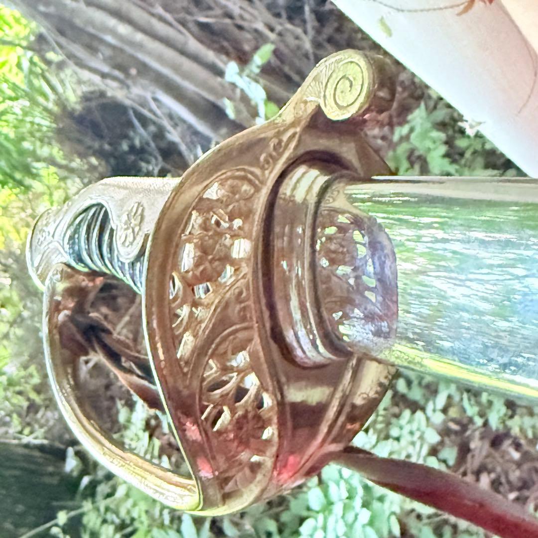 2214様感謝‼️旧日本軍名入模造刀身刀緒付指揮刀軍刀