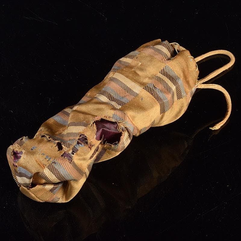 煎茶道具唐物漢詩花文煎茶碗五客仕覆・時代箱付MR5071