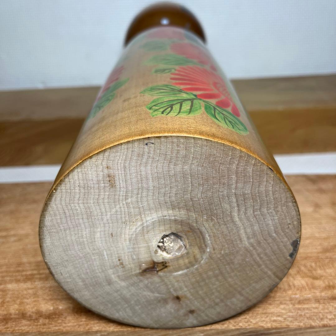 木地山こけし 伝統こけし 小椋啓太郎指導 1.5尺大型 蒔絵