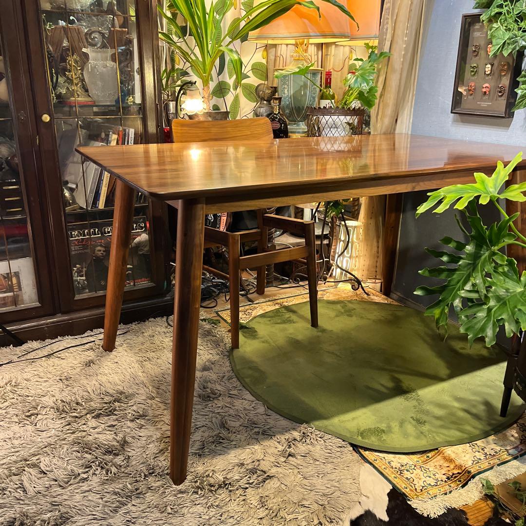 黒ぶたどん Sale ヴィンテージ ウォールナット１３５ダイニングテーブル