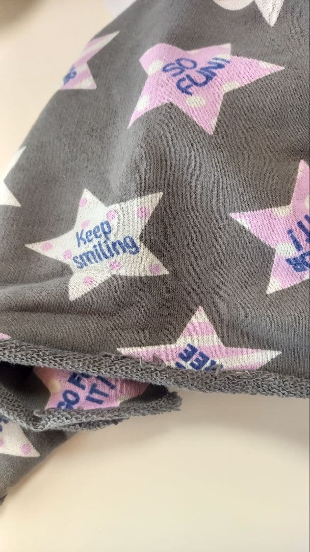 星柄の裏毛 裏毛 星空☆彡ver.2 【ジャッカル裏毛・べーじゅ×ちゃこーる