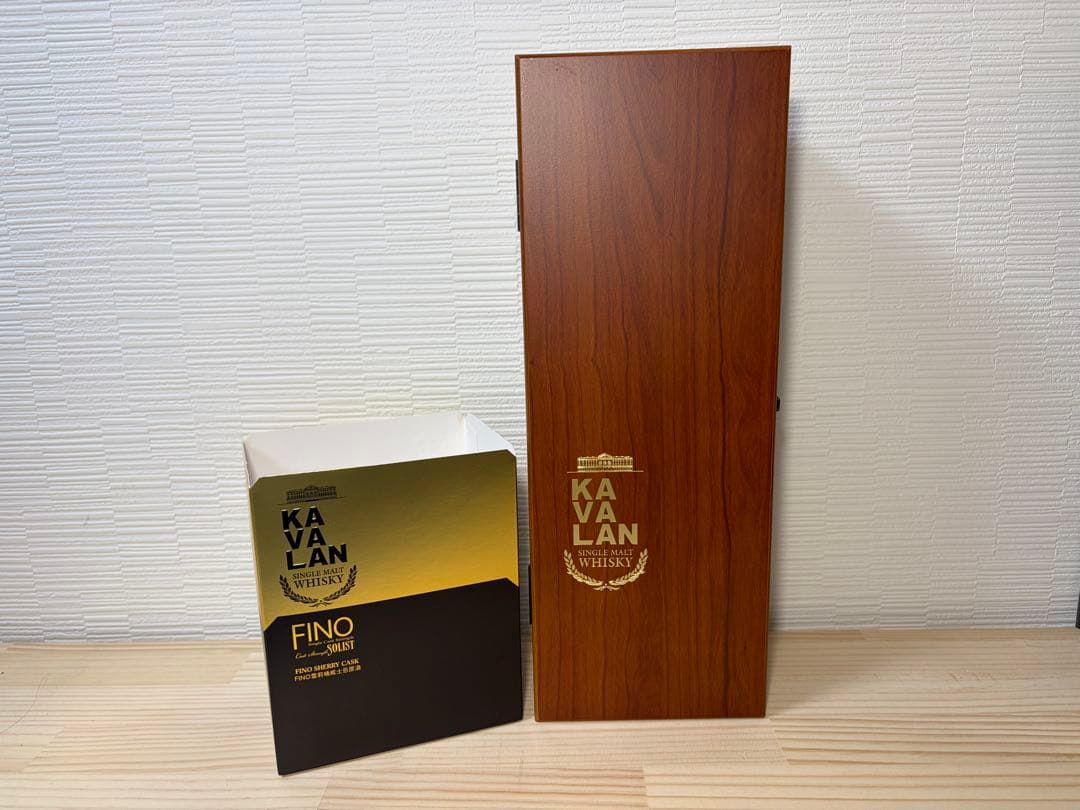 新品未開栓】KAVALAN FINO ウイスキー 700ml 木箱入り④